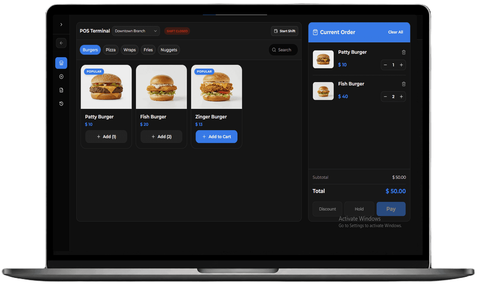 Serv. POS Interface