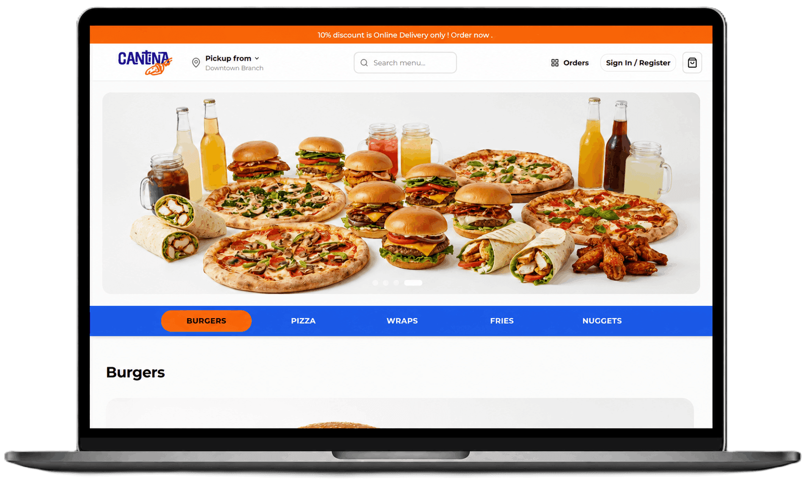Serv Website Interface